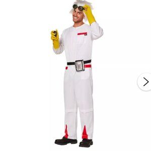 Doc Brown - Back to the Future - Cosplay Costume Spirit Halloween NEW